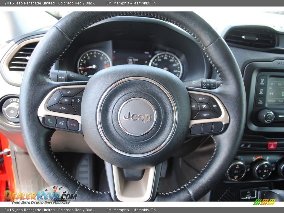 2016 Jeep Renegade Limited Steering Wheel Photo #12