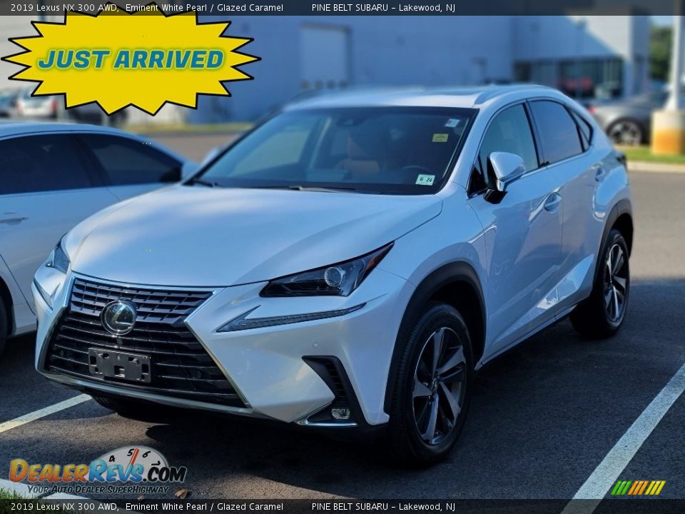 2019 Lexus NX 300 AWD Eminent White Pearl / Glazed Caramel Photo #1