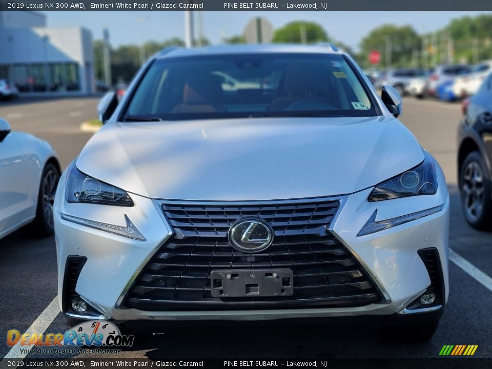 2019 Lexus NX 300 AWD Eminent White Pearl / Glazed Caramel Photo #2