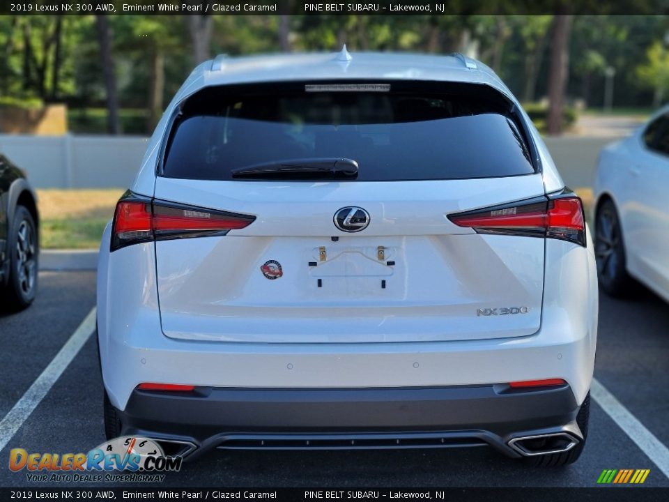 2019 Lexus NX 300 AWD Eminent White Pearl / Glazed Caramel Photo #6