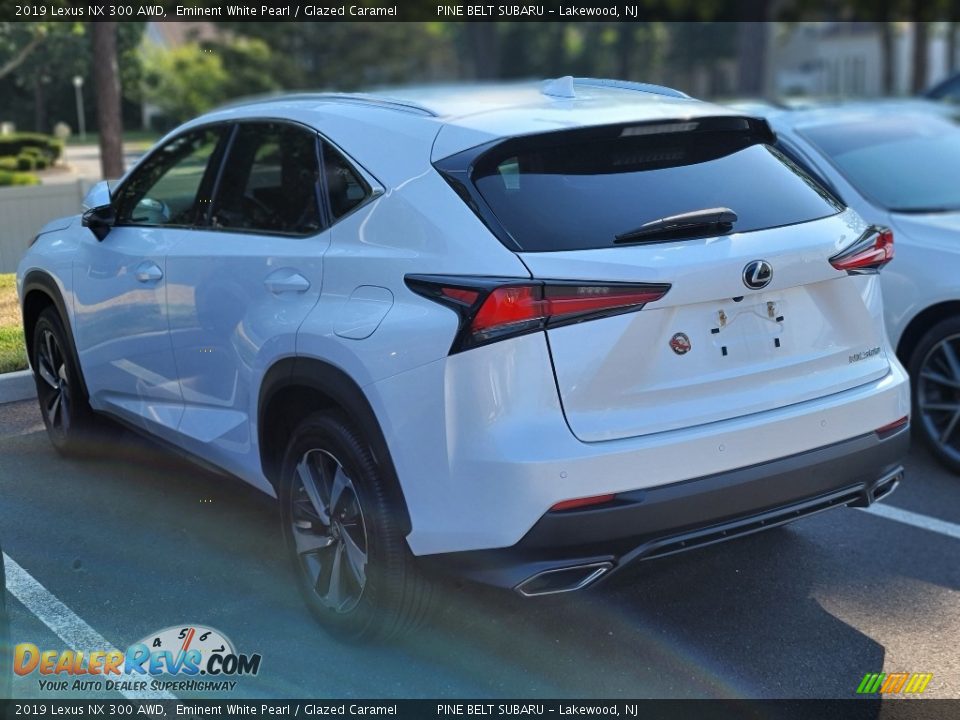 2019 Lexus NX 300 AWD Eminent White Pearl / Glazed Caramel Photo #7