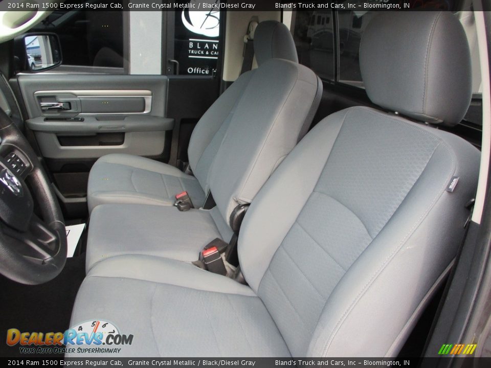 2014 Ram 1500 Express Regular Cab Granite Crystal Metallic / Black/Diesel Gray Photo #8