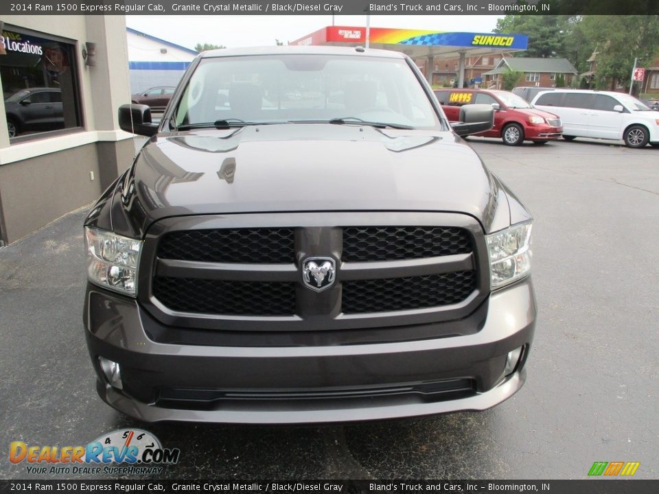 2014 Ram 1500 Express Regular Cab Granite Crystal Metallic / Black/Diesel Gray Photo #20