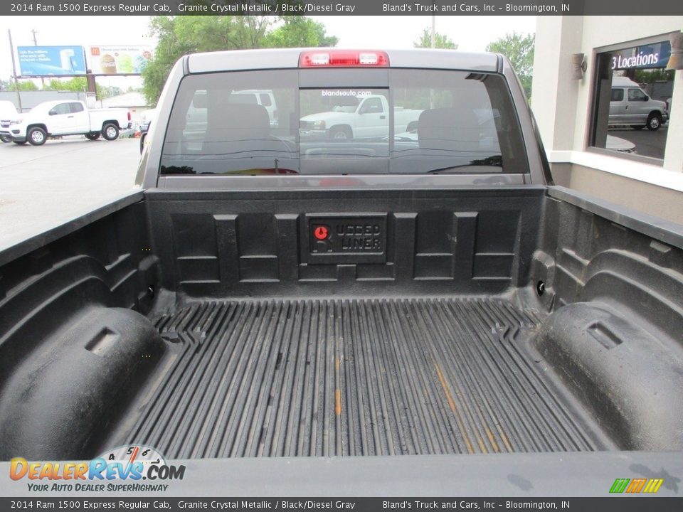 2014 Ram 1500 Express Regular Cab Granite Crystal Metallic / Black/Diesel Gray Photo #23