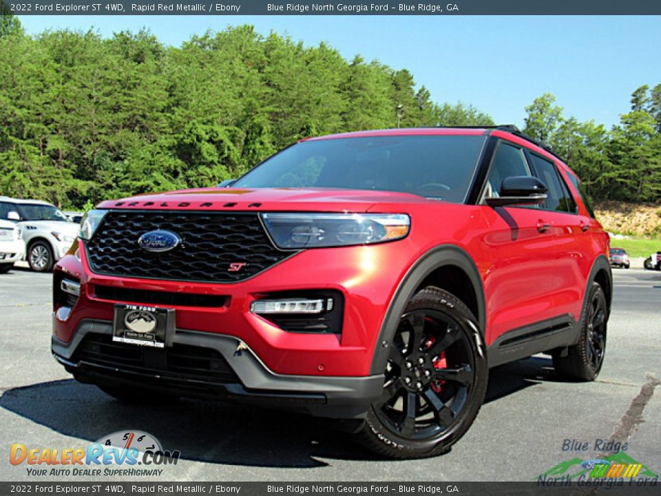 2022 Ford Explorer ST 4WD Rapid Red Metallic / Ebony Photo #1