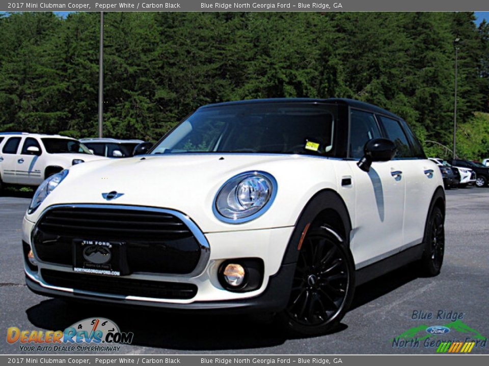 2017 Mini Clubman Cooper Pepper White / Carbon Black Photo #1