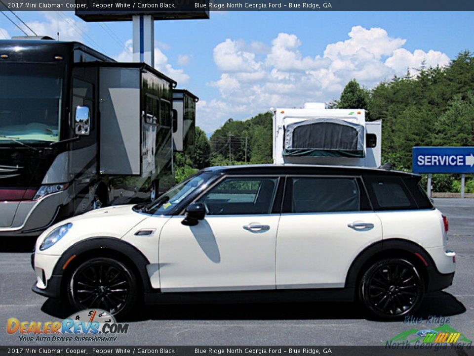 2017 Mini Clubman Cooper Pepper White / Carbon Black Photo #2