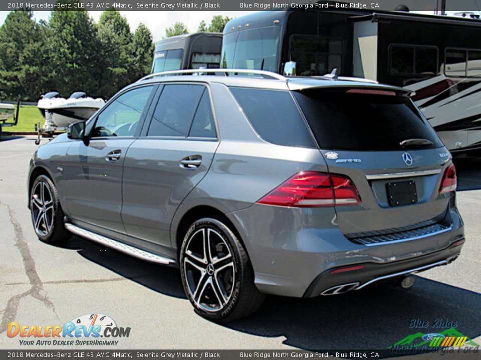 2018 Mercedes-Benz GLE 43 AMG 4Matic Selenite Grey Metallic / Black Photo #3