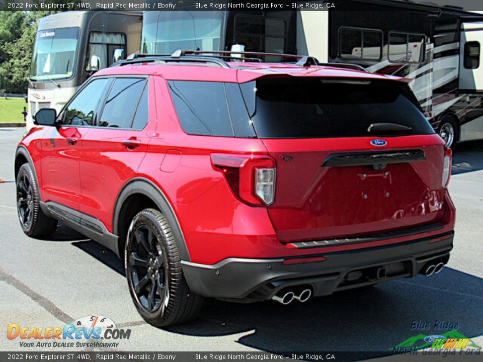 2022 Ford Explorer ST 4WD Rapid Red Metallic / Ebony Photo #3