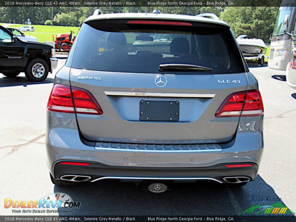 2018 Mercedes-Benz GLE 43 AMG 4Matic Selenite Grey Metallic / Black Photo #4