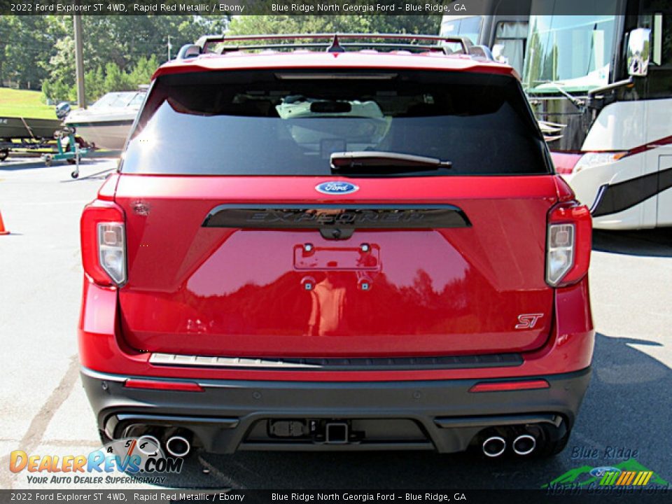 2022 Ford Explorer ST 4WD Rapid Red Metallic / Ebony Photo #4