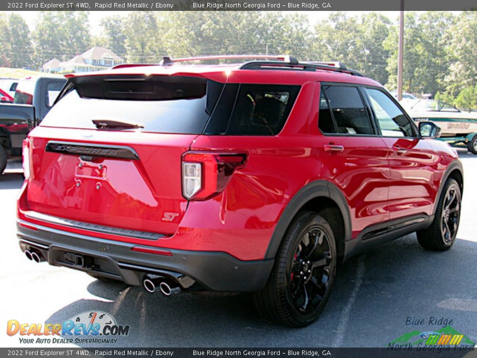 2022 Ford Explorer ST 4WD Rapid Red Metallic / Ebony Photo #5