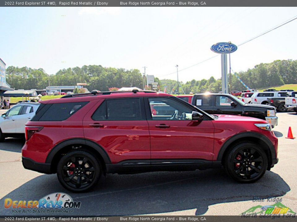 2022 Ford Explorer ST 4WD Rapid Red Metallic / Ebony Photo #6