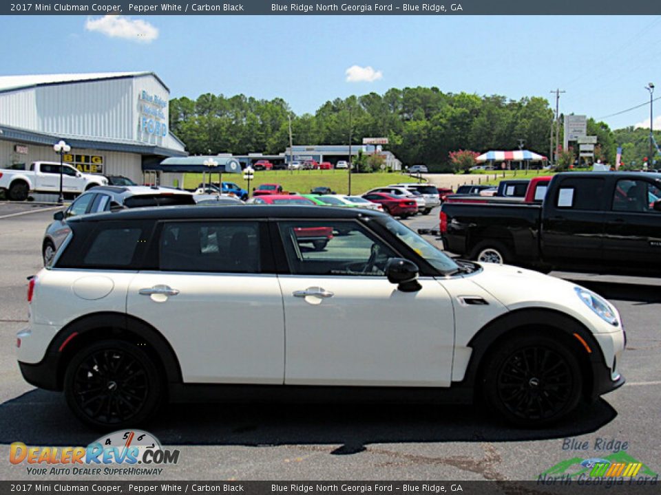 2017 Mini Clubman Cooper Pepper White / Carbon Black Photo #6