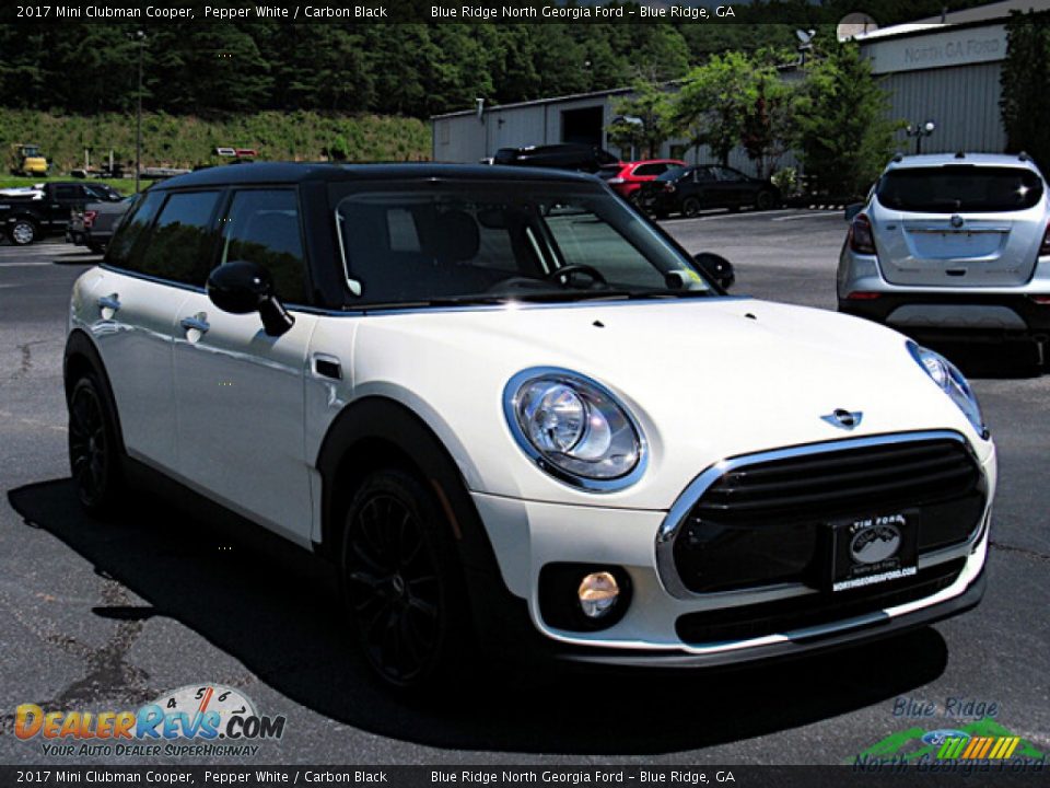 2017 Mini Clubman Cooper Pepper White / Carbon Black Photo #7