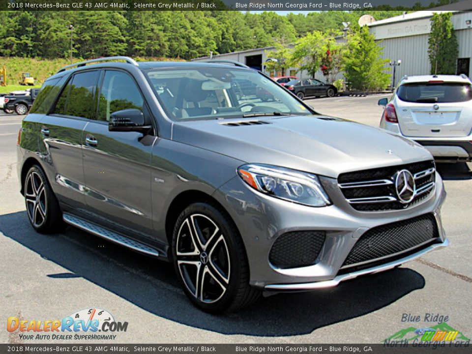 2018 Mercedes-Benz GLE 43 AMG 4Matic Selenite Grey Metallic / Black Photo #7