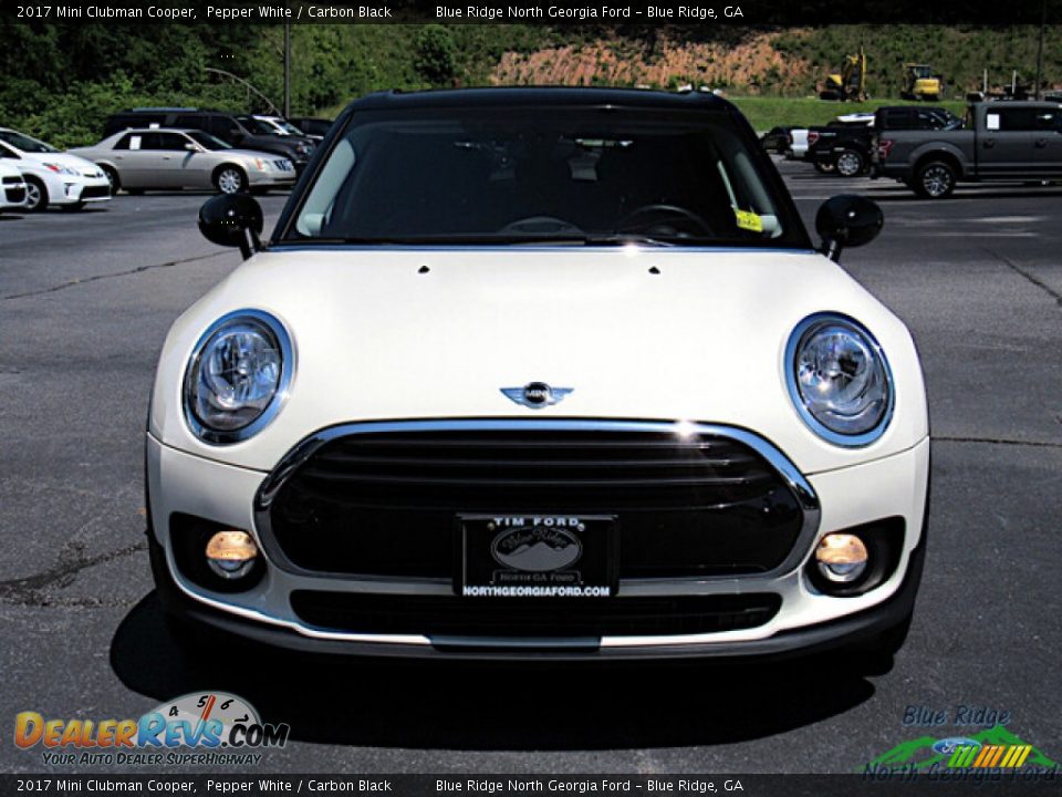 2017 Mini Clubman Cooper Pepper White / Carbon Black Photo #8