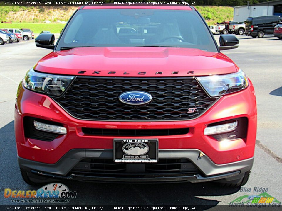 2022 Ford Explorer ST 4WD Rapid Red Metallic / Ebony Photo #8