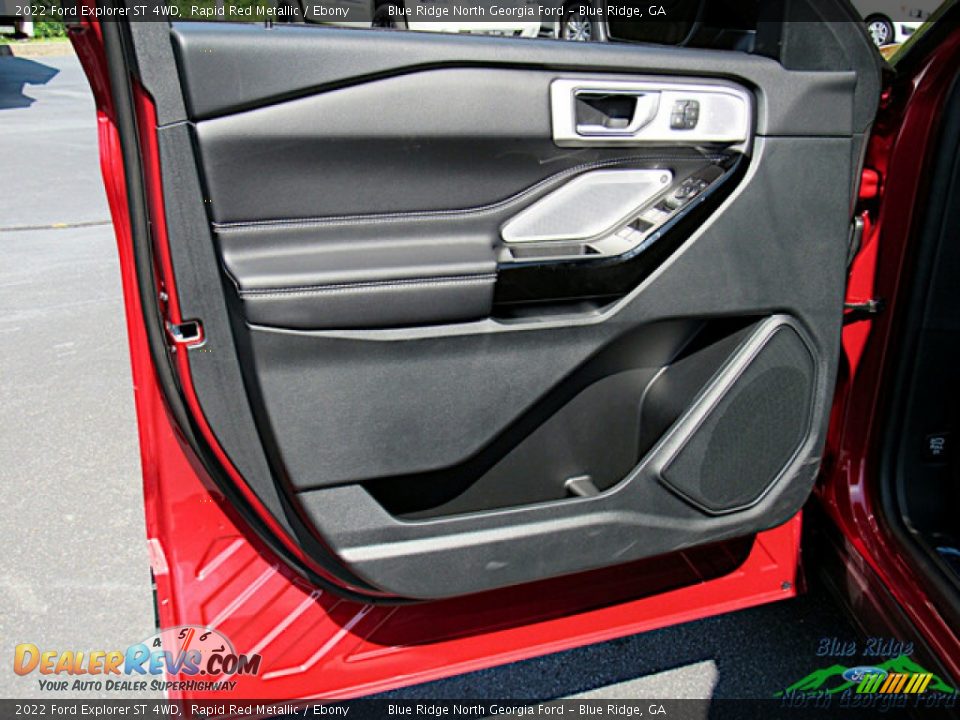 2022 Ford Explorer ST 4WD Rapid Red Metallic / Ebony Photo #10