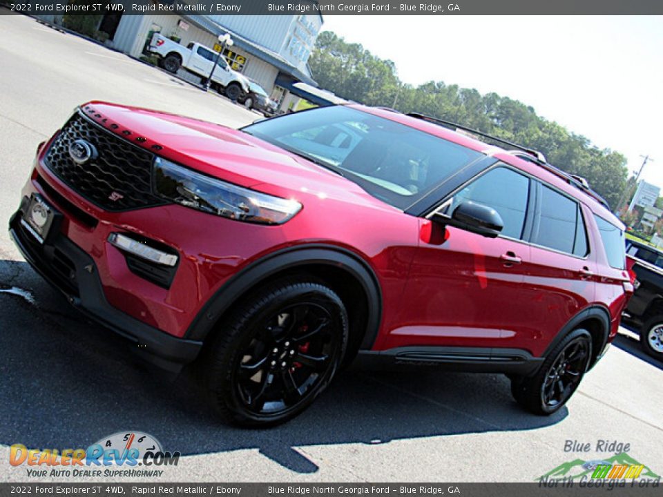 2022 Ford Explorer ST 4WD Rapid Red Metallic / Ebony Photo #27