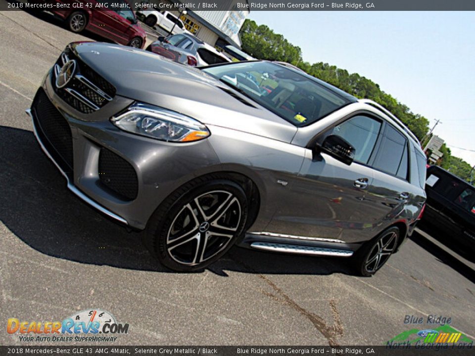 2018 Mercedes-Benz GLE 43 AMG 4Matic Selenite Grey Metallic / Black Photo #27