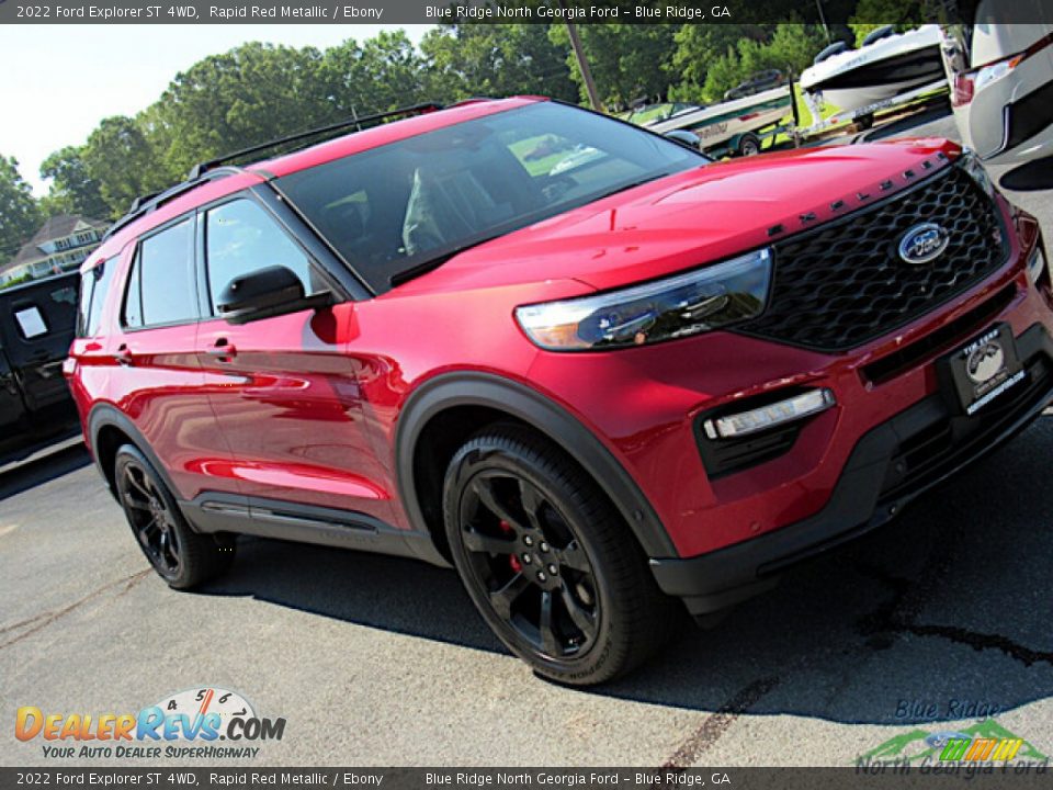 2022 Ford Explorer ST 4WD Rapid Red Metallic / Ebony Photo #28