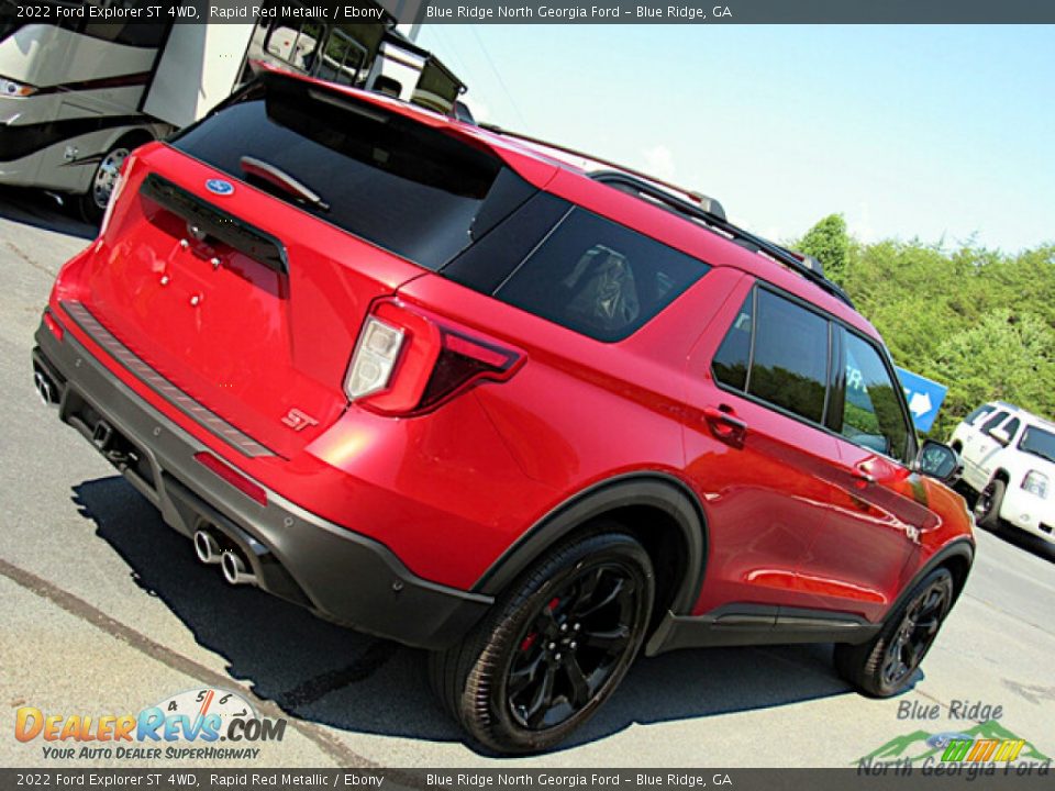 2022 Ford Explorer ST 4WD Rapid Red Metallic / Ebony Photo #29