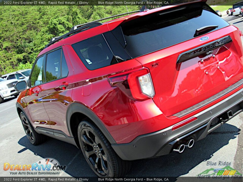 2022 Ford Explorer ST 4WD Rapid Red Metallic / Ebony Photo #30