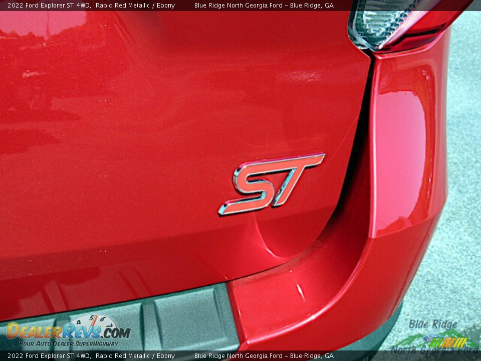 2022 Ford Explorer ST 4WD Rapid Red Metallic / Ebony Photo #31