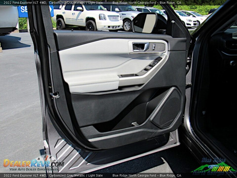 2022 Ford Explorer XLT 4WD Carbonized Gray Metallic / Light Slate Photo #10
