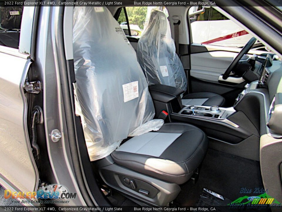 2022 Ford Explorer XLT 4WD Carbonized Gray Metallic / Light Slate Photo #12
