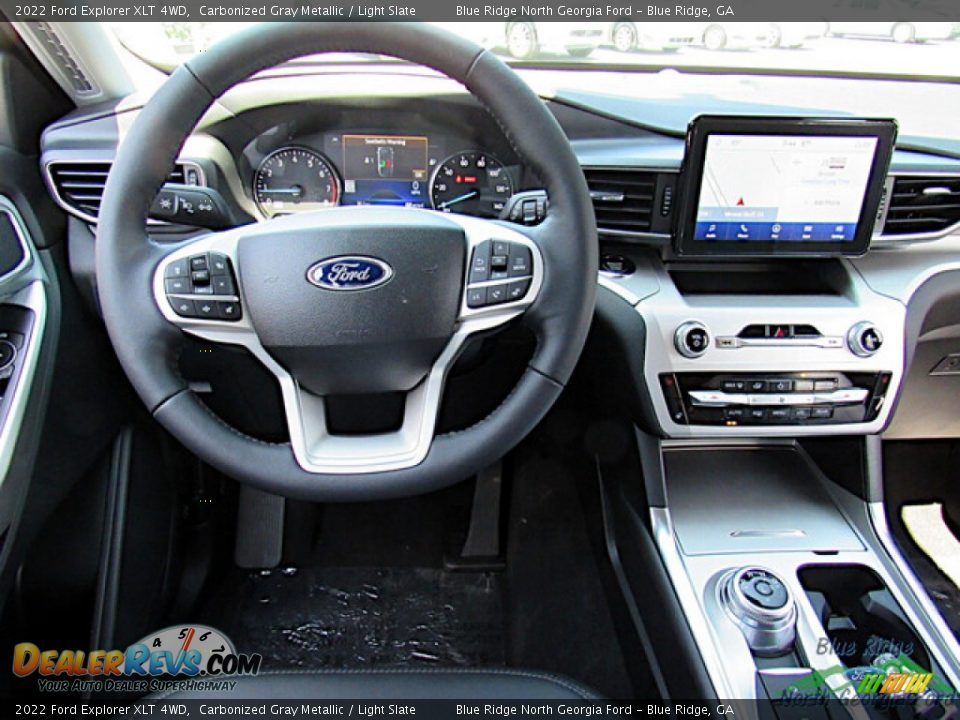 2022 Ford Explorer XLT 4WD Carbonized Gray Metallic / Light Slate Photo #15