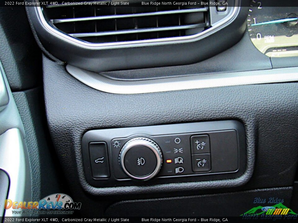 2022 Ford Explorer XLT 4WD Carbonized Gray Metallic / Light Slate Photo #22