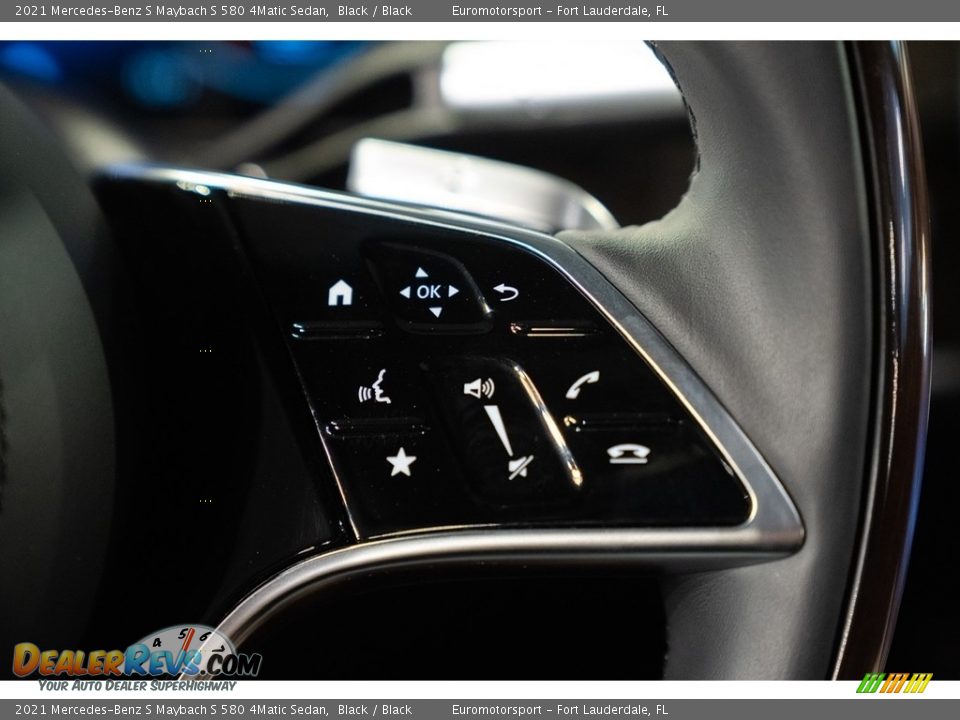 2021 Mercedes-Benz S Maybach S 580 4Matic Sedan Steering Wheel Photo #54