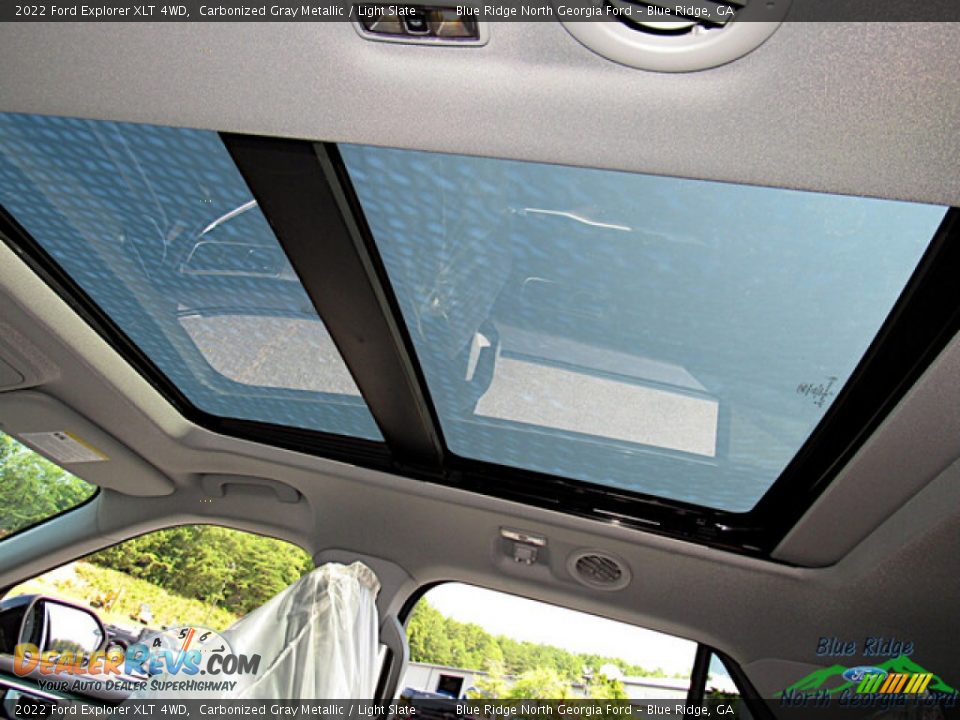 2022 Ford Explorer XLT 4WD Carbonized Gray Metallic / Light Slate Photo #24