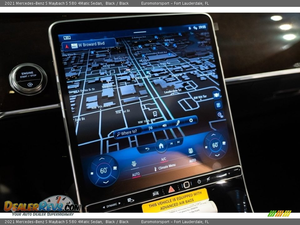 Navigation of 2021 Mercedes-Benz S Maybach S 580 4Matic Sedan Photo #55