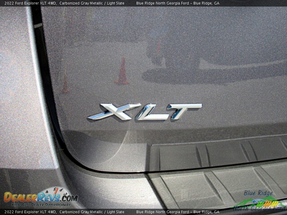 2022 Ford Explorer XLT 4WD Carbonized Gray Metallic / Light Slate Photo #29