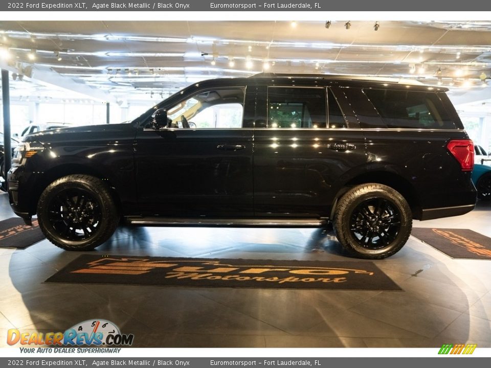 2022 Ford Expedition XLT Agate Black Metallic / Black Onyx Photo #4