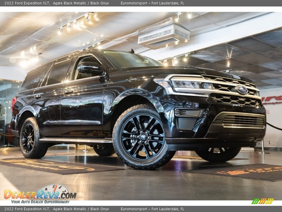Agate Black Metallic 2022 Ford Expedition XLT Photo #8