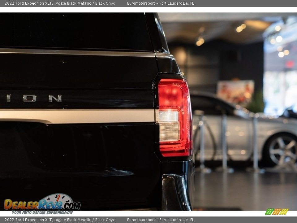 2022 Ford Expedition XLT Agate Black Metallic / Black Onyx Photo #12