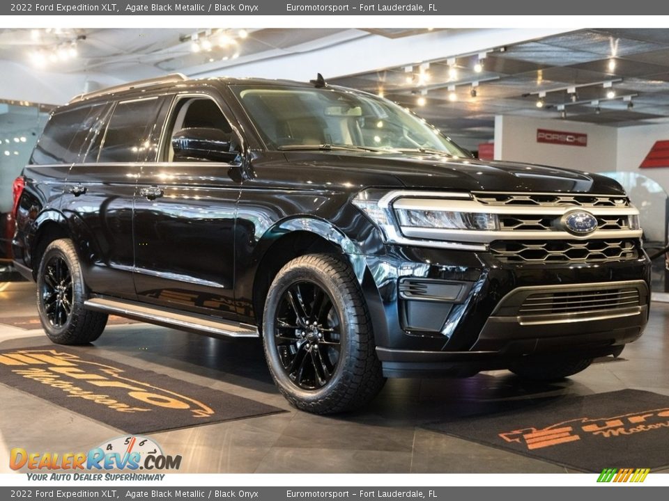 2022 Ford Expedition XLT Agate Black Metallic / Black Onyx Photo #13