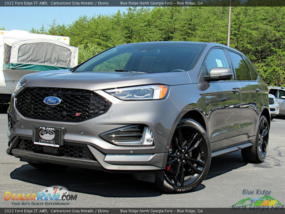 2022 Ford Edge ST AWD Carbonized Gray Metallic / Ebony Photo #1