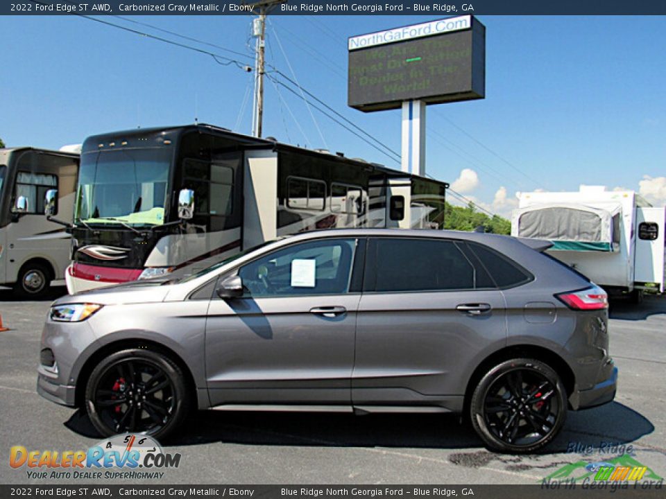 2022 Ford Edge ST AWD Carbonized Gray Metallic / Ebony Photo #2