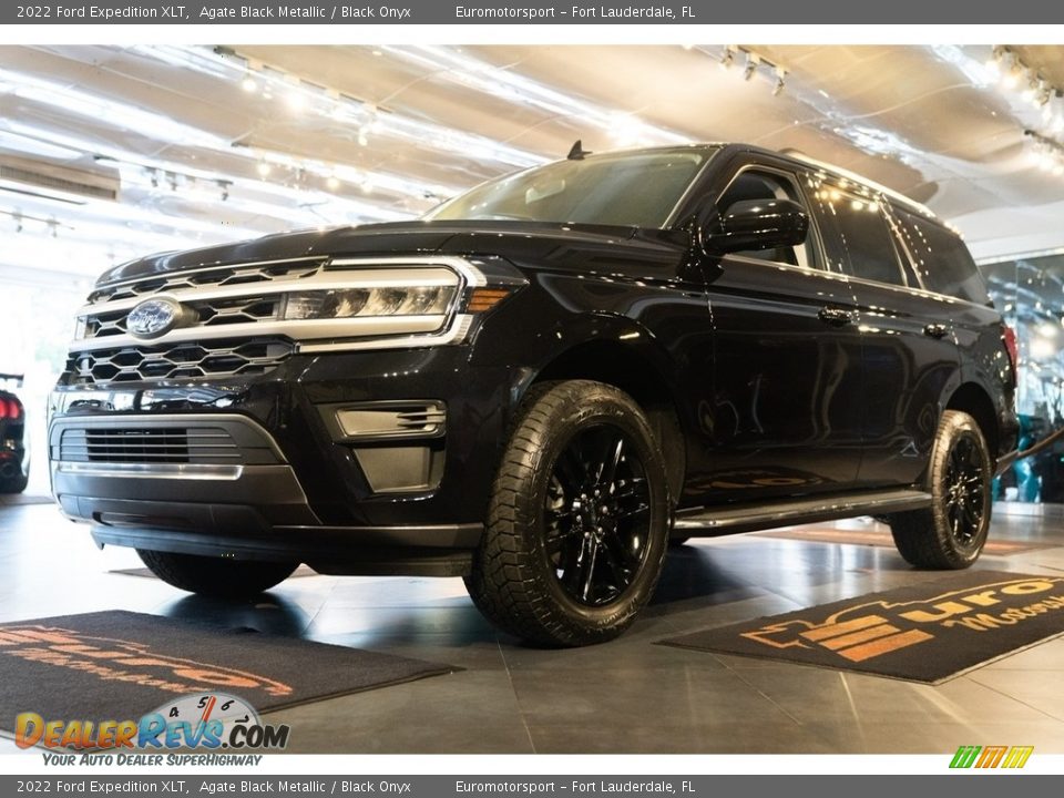 2022 Ford Expedition XLT Agate Black Metallic / Black Onyx Photo #17