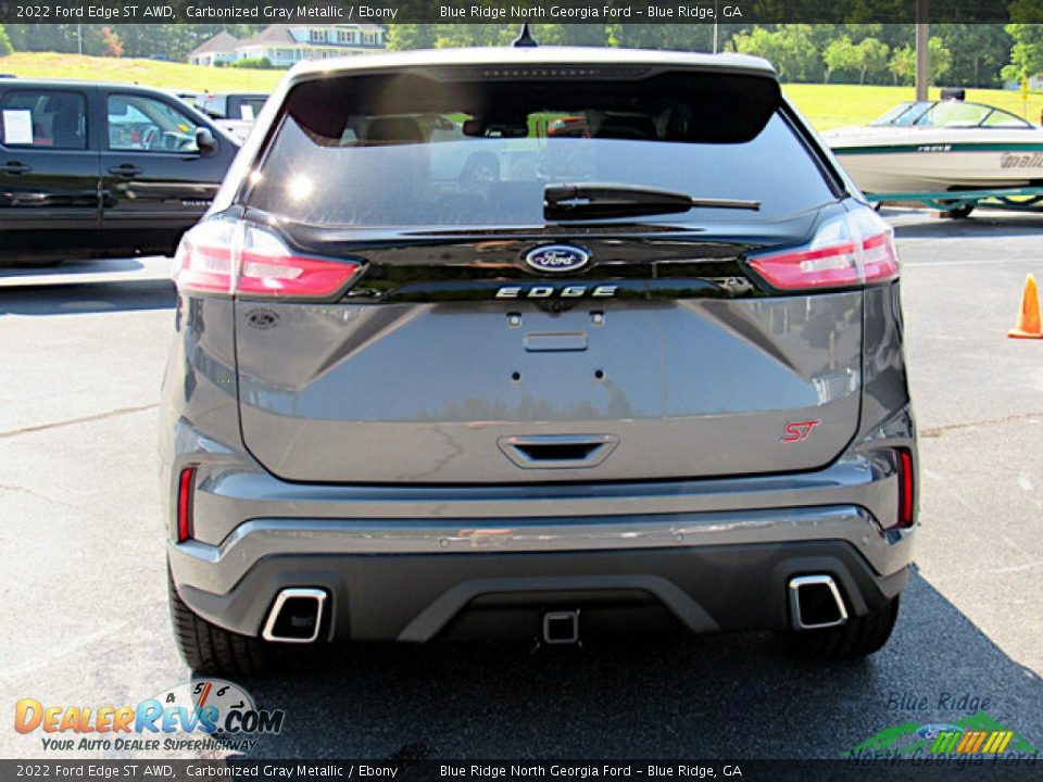 2022 Ford Edge ST AWD Carbonized Gray Metallic / Ebony Photo #4