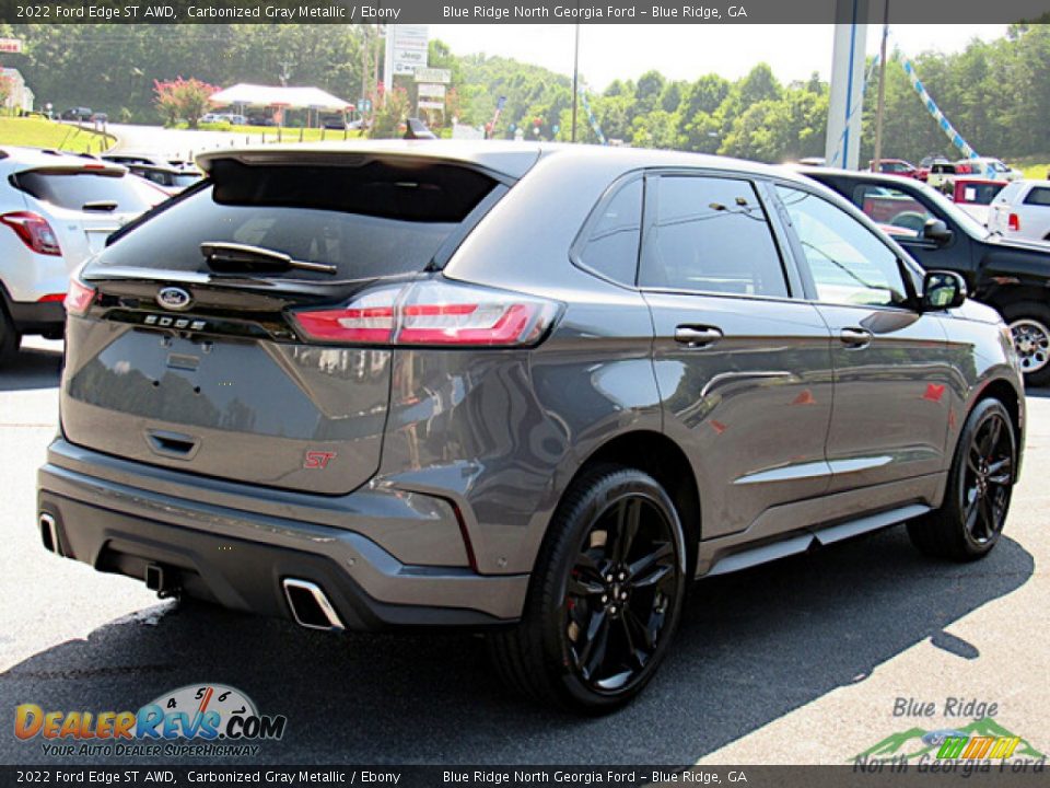 2022 Ford Edge ST AWD Carbonized Gray Metallic / Ebony Photo #5