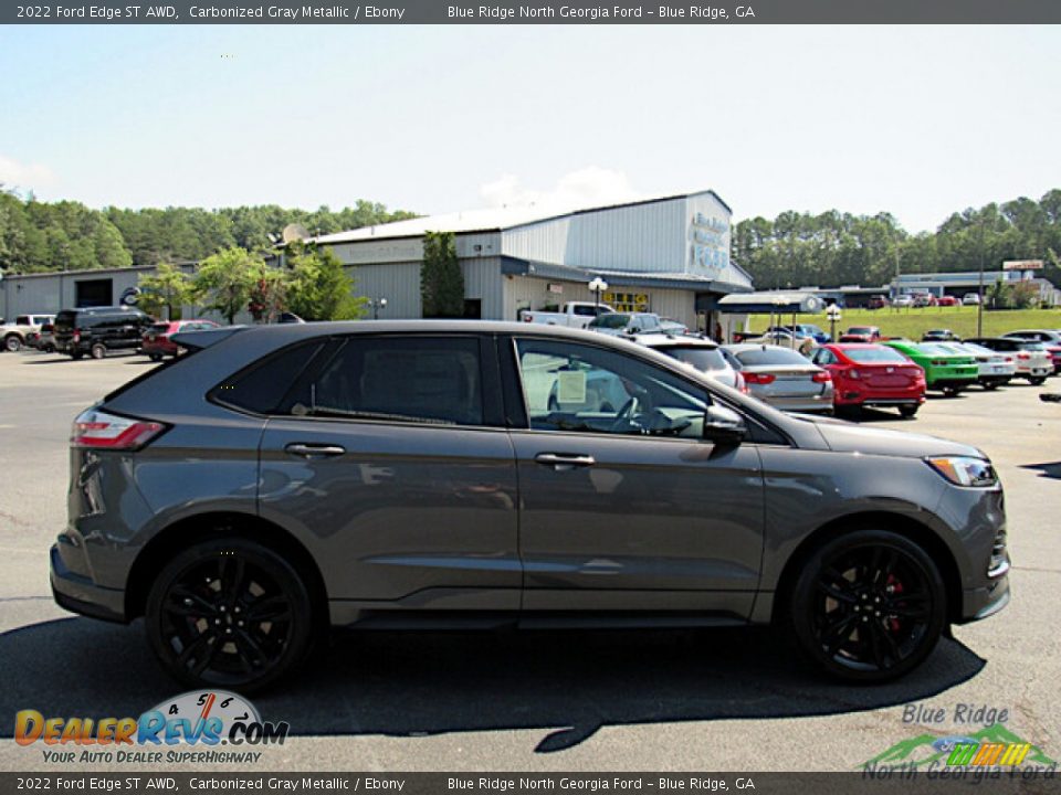 2022 Ford Edge ST AWD Carbonized Gray Metallic / Ebony Photo #6