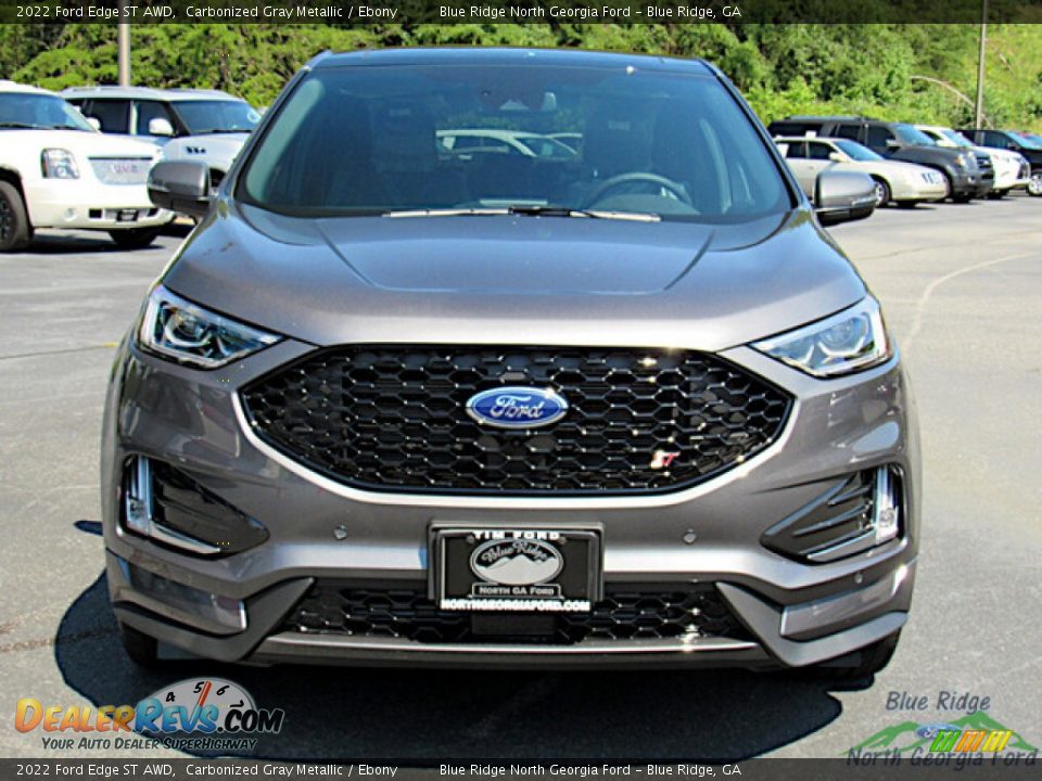 2022 Ford Edge ST AWD Carbonized Gray Metallic / Ebony Photo #8