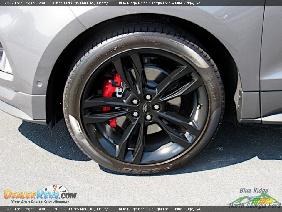 2022 Ford Edge ST AWD Carbonized Gray Metallic / Ebony Photo #9