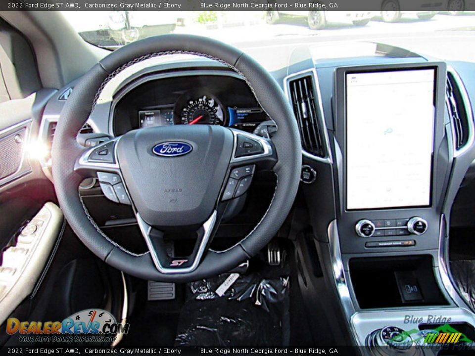 2022 Ford Edge ST AWD Carbonized Gray Metallic / Ebony Photo #14